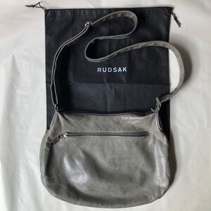 RUDSAK – Crossbody Grey Leather Handbag – *Great condition*